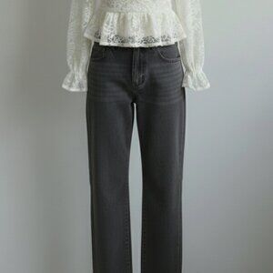 NEW H&M Black/Charcoal Baggy Jeans